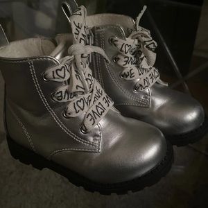 H&M Chrome Boots